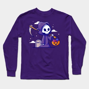 Halloween Reaper Long Sleeve T-Shirt